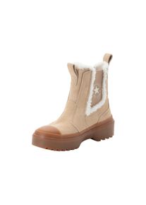 Sneaker Converse "CHUCK TAYLOR ALL STAR CHELSEA LUGGED SUEDE", M&auml;dchen, Gr. 27, braun (warm quarry, egret, gum), Leder, Schuhe Sneaker