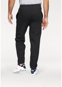 Sweathose Fruit of the Loom, Herren, Gr. S (44/46), N-Gr, schwarz, angeraute Sweatware, Obermaterial: 80% Baumwolle, 20% Polyester, unifarben, bequem lang, Hosen Sweathose, Open Leg Jogginghose, Topseller