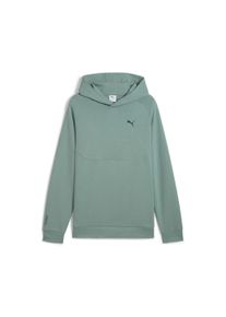 Kapuzensweatshirt Puma "TECH HOODIE DK", Herren, Gr. S, gr&uuml;n (gr&uuml;n moon), Obermaterial: 82% Baumwolle, 18% Polyester, unifarben, regular fit normal, angesetztes B&uuml;ndchen, Sweatshirts Kapuzensweatshirt, mit Kapuze, mit Cat Logo High-Density-Print, mit Eingrifftaschen
