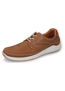 Schn&uuml;rschuh Camel Active, Herren, Gr. 44, braun (cognac), Nubukleder, Schuhe Schn&uuml;rschuh, Mokassin, Freizeitschuh, Trachtenschuh mit Lederfutter