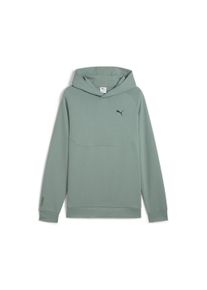 Kapuzensweatshirt Puma "TECH HOODIE DK", Herren, Gr. XL, gr&uuml;n (gr&uuml;n moon), Obermaterial: 82% Baumwolle, 18% Polyester, unifarben, regular fit normal, angesetztes B&uuml;ndchen, Sweatshirts Kapuzensweatshirt, mit Kapuze, mit Cat Logo High-Density-Print, mit Eingrifftaschen