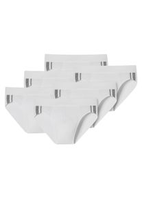 Slip Schiesser "Slip 6er Pack", Herren, Gr. 4XL, wei&szlig;, Obermaterial: 95% Baumwolle CO. 5% Elasthan EL., Unterhosen Slip
