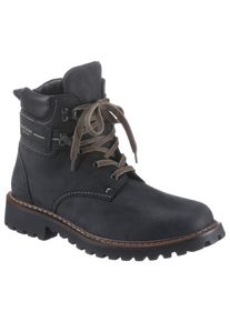 Winterboots Josef Seibel "ADELBODEN", Herren, Gr. 40, schwarz, Nubukleder, Schuhe Winterboots, mit gepolstertem Schaftrand