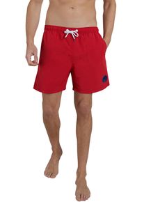 Badeshorts Ceceba "Rio", Herren, Gr. XXL, N-Gr, rot (salsa rot), Polyamid, Polyester, unifarben, Badehosen Badeshorts, mit praktischen Seitentaschen, bequem, locker, elastischer Bund