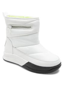 Winterboots Roxy "ROWLEY x Roxy Pow Pow", Damen, Gr. 9(40), wei&szlig;, Obermaterial:Obermaterial: 84% Microfaser, 15% Leder, 1% Metalldruckkn&ouml;pfe / Futter: 100% Microfaser / Au&szlig;ensohle: 100% Gummi;, Schuhe Winterboots