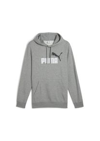 Kapuzensweatshirt Puma "ESS 2 COLOR NO. 1 LOGO HOODIE TR", Herren, Gr. XL, grau (medium gray heather), Sweatware, Obermaterial: 68% Baumwolle, 32% Polyester, bedruckt, regular fit normal, angesetztes B&uuml;ndchen, Sweatshirts Kapuzensweatshirt, mit K&auml;ngurutasche, mit verstellbarer Kapuze