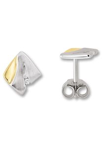 Paar Ohrstecker ONE ELEMENT "Zirkonia Ohrringe Ohrstecker aus 925 Silber", silber, Ohrringe, Damen, Silber 925 (Sterlingsilber), Paar Ohrstecker