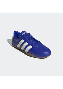 Sneaker adidas Sportswear "GRAND COURT LO", Damen, Gr. 41, wei&szlig; (lucid blau, sanftes wei&szlig;, gum5), Leder, Synthetik, Schuhe Sneaker, Design auf den Spuren des adidas Superstar