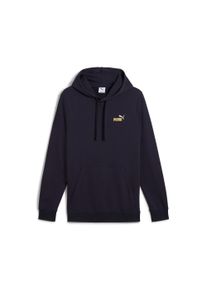 Kapuzensweatshirt Puma "ESS 2 COLOR SMALL NO. 1 LOGO HOODIE TR", Herren, Gr. S, blau (new navy), Sweatware, Obermaterial: 68% Baumwolle, 32% Polyester, unifarben, regular fit normal, angesetztes B&uuml;ndchen, Sweatshirts Kapuzensweatshirt, mit K&auml;ngurutasche, mit verstellbarer Kapuze, Regular Fit