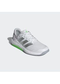 Trainingsschuh adidas Performance "DROPSET BASE", Damen, Gr. 43, silber (cloud wei&szlig;, matte silber, lime burst), Textil, Schuhe Trainingsschuh