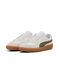 Sneaker Puma "ARMY TRAINER", Herren, Gr. 42, Puma wei&szlig;, Puma olive, gum, Leder, mehrfarbig, Schuhe Sneaker