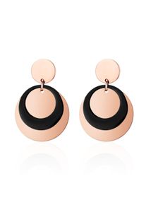 Paar Ohrh&auml;nger AILORIA "Ohrringe AMBRE", gold (ros&eacute;gold), Ohrringe, Damen, Edelstahl, Paar Ohrh&auml;nger