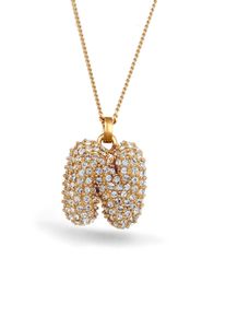 Kette mit Anh&auml;nger Elli "Halskette Buchstabe N Wei&szlig; 925 Sterling Silber vergoldet, mit Kristallen von Swarovski" Gr. 45, gold, Halsketten, Damen, Silber 925 (Sterlingsilber), Kette mit Anh&auml;nger