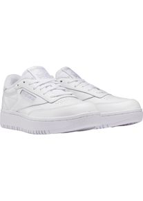 Sneaker Reebok CLASSIC "CLUB C DOUBLE", Damen, Gr. 37, wei&szlig;, Leder, Schuhe Sneaker