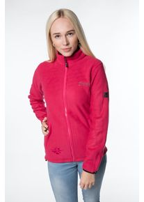 Fleecejacke DEPROC Active "CAMBLY Lady", Damen, Gr. 36/38 (M), rosa (pink), 100% Polyester, mit Gummizug, Jacken Fleecejacke, mit Teddy-Fleece, auch in Gro&szlig;en Gr&ouml;&szlig;en erh&auml;ltlich