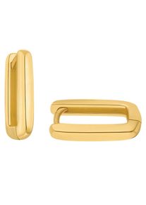 Paar Creolen Amor "2034778, 2034779", gold (gelbgoldfarben), Ohrringe, Damen, Silber 925 (Sterlingsilber), Paar Creolen