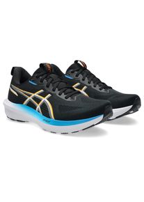 Laufschuh asics "GT-1000 14", Herren, Gr. 44, schwarz, yamabuki, Synthetik, Schuhe Laufschuh, f&uuml;r mehr Stabilit&auml;t