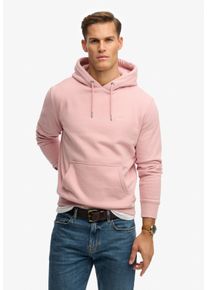 Kapuzensweatshirt Superdry "Essential Logo Hoodie Hb", Herren, Gr. S, light blush pink, Sweatware, Obermaterial: 80% Baumwolle, 20% Polyester, unifarben, loose fit normal, Rundhals, Rippb&uuml;ndchen, Sweatshirts Kapuzensweatshirt, Baumwollmischung, loose fit