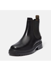 Chelseaboots Timberland "CAMBRIA VALLEYMID CHELSEA BOOT", Damen, Gr. 37, schwarz full grain, Leder, Schuhe Chelseaboots, Stiefelette, Winterschuhe, Ankle Boots