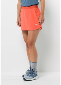 Skort Jack Wolfskin "PRELIGHT CHILL SKORT W", Damen, Gr. XL (46), orange (digital, orange), 1. OBERSTOFF: 84% POLYAMID, 16% ELASTHAN. 2. OBERSTOFF: 85% POLYAMID, 15% ELASTHAN. 3. OBERSTOFF: 87% POLYESTER, 13% ELASTHAN, R&ouml;cke Skort