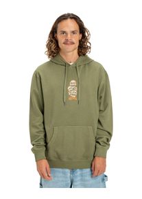 Hoodie DC Shoes "Laugh Stack", Herren, Gr. L, bronze gr&uuml;n, Obermaterial: 55% Walkfrottier, 25% Walkfrottier, 20% Microfaser;, Sweatshirts Hoodie