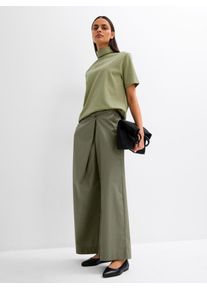 Marlene-Hose Inspirationen, Damen, Gr. 46, khaki, 75% Polyester, 21% Viskose, 4% Elasthan, unifarben, Hosen Marlene-Hose