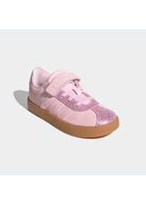 Sneaker adidas Sportswear "KINDER VL COURT 3.0 KIDS", Damen, Gr. 32, clear pink, clear pink, gum10, Leder, Synthetik, Schuhe Sneaker, mit Klettverschluss, f&uuml;r Kinder & Jugendliche