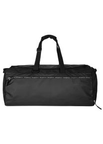 Reisetasche Bugatti "BLANC DELIGHT", Damen, Gr. B/H/T: 65cm x 30cm x 28cm onesize, schwarz, Kunstfaser, leicht gl&auml;nzend, unifarben, Taschen Reisetasche