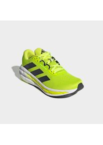 Laufschuh adidas Performance "QUESTAR 3", Herren, Gr. 42, solar slime, core schwarz, lucid lemon, Synthetik, Textil, Schuhe Laufschuh