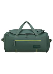 Reisetasche American Tourister "TRAILGO Duffle M 55", Damen, Gr. B/H/T: 35cm x 55cm x 25cm, gr&uuml;n (schwarz forest), Polyester, Taschen Reisetasche, Handgep&auml;cktasche Weekender Travelbag Rucksack