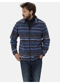 Sweatjacke Babista "Sweatjacke BELLAZARI", Herren, Gr. XL, blau (dunkelblau gemustert), Obermaterial: 100% Polyester COOLMAX PES(Coolmax)., Sweatjacken Sweatjacke