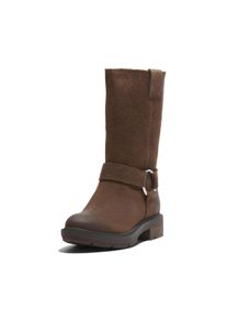Stiefel Timberland "BRIMFIELD TALL PULL ON BOOT", Damen, Gr. 36, braun (schwarz braun suede), Leder, Schuhe Stiefel, Winterschuhe, Winterstiefel