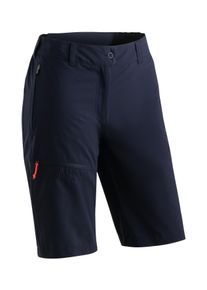 Outdoorhose Maier Sports "Lulaka Bermuda Loop", Damen, Gr. 40, Normalgr&ouml;&szlig;en, blau (dunkelblau), 100% Polyester, Hosen Outdoorhose, Damen Shorts, kurze Wanderhose, Outdoor-Hose, 3 Taschen, Regular Fit