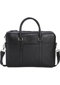 Businesstasche Babista "Tasche DALMAR", Herren, Gr. 1, schwarz, Obermaterial: 100% Lammleder LEL., Taschen Businesstasche