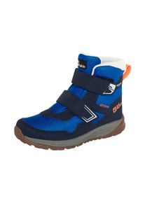 Winterboots Jack Wolfskin "POLAR BEAR-B TEXAPORE MID VC K", Kinder, Gr. 34, blau (crisp cobalt), Synthetik, Textil, Schuhe Winterboots, Snowboots, Winterstiefel, Winterschuhe, wasserdicht & gef&uuml;ttert