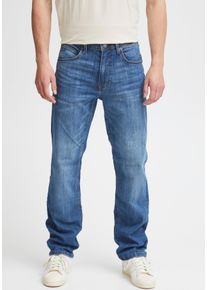 Regular-fit-Jeans Blend "BL-Rock fit", Herren, Gr. 32, L&auml;nge 30, blau (middle blau), Denim/Jeans, Obermaterial: 98% Baumwolle, 2% Elasthan, Abriebeffekte, regular fit, Jeans Regular-fit-Jeans