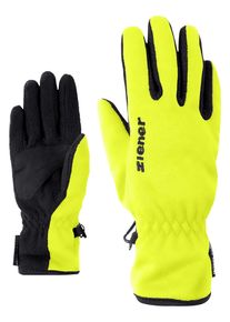 Multisporthandschuhe Ziener "LIMPORT-Z glove junior", Kinder, Gr. 3, gelb (poison gelb), Materialmix, Handschuhe Multisporthandschuhe