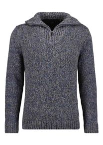 Longpullover Ragman, Herren, Gr. 3XT, blau (blau, 177), Strick, 100% Baumwolle, ohne Ausschnitt, Pullover Longpullover