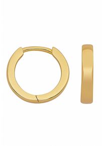 Adelia&acute;s Paar Creolen ADELIA&acute;S "925 Silber Ohrringe Creolen &Oslash; 11,6 mm", gold (vergoldet), Ohrringe, Damen, Silber 925 (Sterlingsilber), Paar Creolen