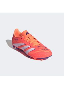 Fu&szlig;ballschuh adidas Performance "PREDATOR CLUB KIDS FG/MG", Kinder, Gr. 34, signal coral, cloud wei&szlig;, beam orange, Synthetik, Schuhe Fu&szlig;ballschuh, geeignet f&uuml;r Rasen- und Kunstrasenpl&auml;tze, f&uuml;r Kinder & Jugendliche