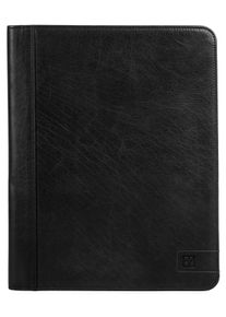 Dokumententasche Bodenschatz, Damen, Gr. B/H/T: 25cm x 32cm x 2cm onesize, schwarz, Leder, Taschen Dokumententasche, echt Leder