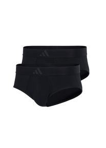 H&uuml;ftslip adidas Sportswear "Active Flex Cotton 3 Stripes", Herren, Gr. M, 000, schwarz, Obermaterial: 95% Baumwolle, 5% Elasthan, k&ouml;rpernah, Unterhosen H&uuml;ftslip, elastischer Logo-Bund, ohne Eingriff, sportliches Design