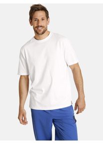 T-Shirt Jan Vanderstorm "Doppelpack T-Shirt ERKE", Herren, Gr. XL, wei&szlig;, Obermaterial: 100% Baumwolle CO., comfort fit normal, Rundhals, Shirts T-Shirt, reine Baumwolle (2er-Pack)