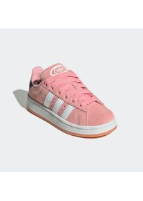 Sneaker adidas originals "CAMPUS 00S", M&auml;dchen, Gr. 31, wei&szlig; (semi pink spark, cloud wei&szlig;, gum 2), Leder, Synthetik, Schuhe Sneaker, f&uuml;r Kinder