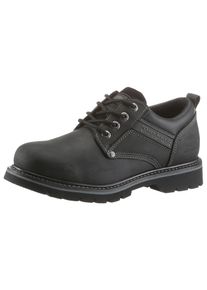 Schn&uuml;rschuh Dockers by Gerli, Herren, Gr. 42, schwarz, Leder, Basic, Schuhe Schn&uuml;rschuh, Trekkingschuh, Trachtenschuh mit Profilsohle