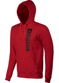 Hoodie adidas Performance "Community Vertical Hoody BOXING" Gr. L, rot, Sweatshirts, Herren, L, Obermaterial: 80% Baumwolle, 20% Polyester, Hoodie