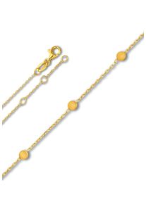 Fu&szlig;kette ONE ELEMENT "Fu&szlig;kettchen Rundankerkette aus 925 Silber 25 cm" Gr. 25, silber, Fu&szlig;ketten, Damen, Silber 925 (Sterlingsilber), Fu&szlig;kette