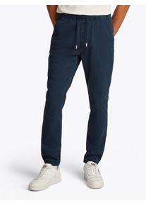 Stoffhose Tommy Jeans "TJM AUSTIN JOG", Herren, Gr. 32, L&auml;nge 34, blau (schwarz night navy), Web, Obermaterial: 96% Baumwolle, 4% Elasthan, regular fit lang, Hosen Stoffhose, Mit Kordelzug
