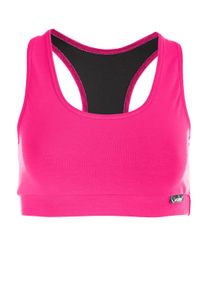 Sport-Bustier WINSHAPE "WVR1", Damen, Gr. L, Normalgr&ouml;&szlig;en, pink, Obermaterial: 90% Baumwolle, 10% Elasthan, BHs Sport-Bustier