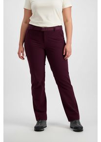 Outdoorhose Maier Sports "DA-HOSE LINING EL. LULAKA WINTER", Damen, Gr. 46, N-Gr, rich soil, Obermaterial: 90% Polyamid, 10% Elasthan, Hosen Outdoorhose, Auch in Kurzgr&ouml;&szlig;en, schnelltrocknend